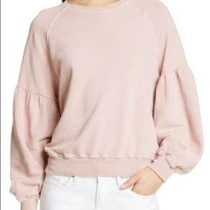 The Great pink bishop sleeve sweatshirt size 1